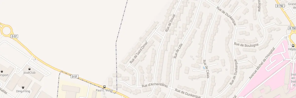 Plan du 9 Rue de Saint-omer à Saint-Quentin