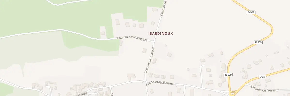 Plan du 3 Che des Barreyres à Moriat