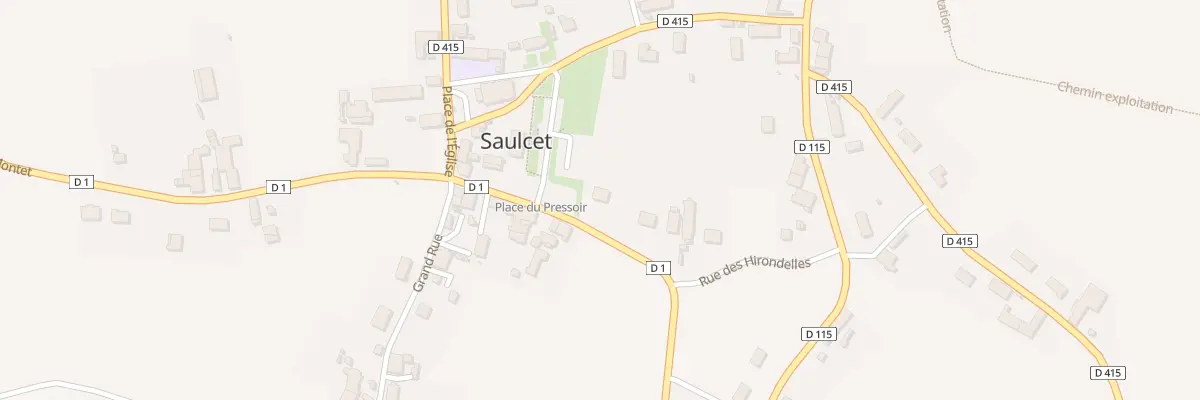 Plan du 5 Rue du Tilleul à Saulcet