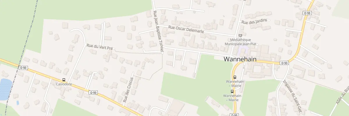 Plan du 145 Rue Jean-Baptiste Tonnel à Wannehain