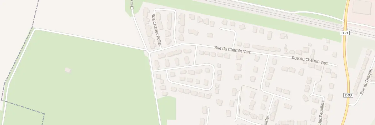 Plan du 30 Rue des Charmes à Wannehain