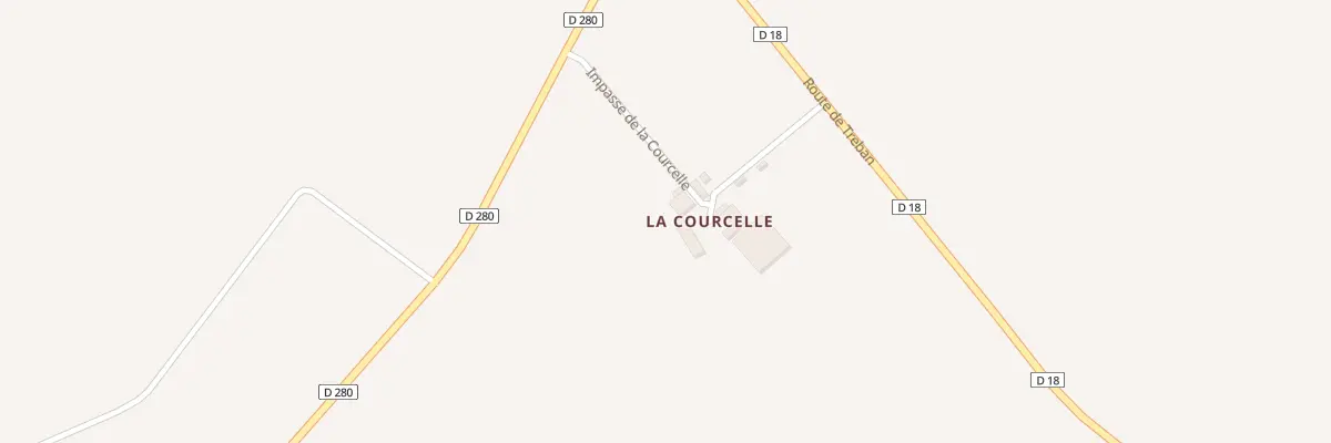Plan du 2 Imp de la Courcelle à Verneuil-en-Bourbonnais