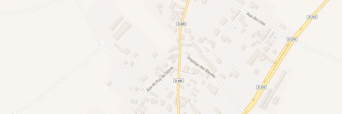 Plan du 2B Rue du Puy-de-Dôme à Thuret
