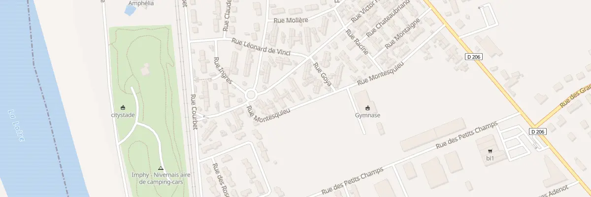 Plan du 34 Rue Montesquieu à Imphy
