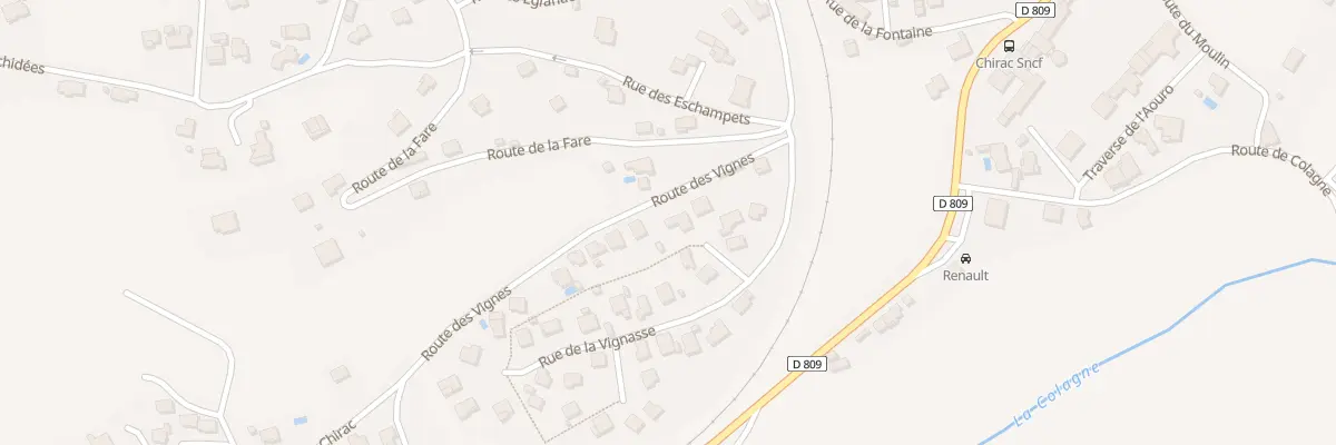 Plan du 3 Sq de l’Aubrac Chirac à Bourgs sur Colagne