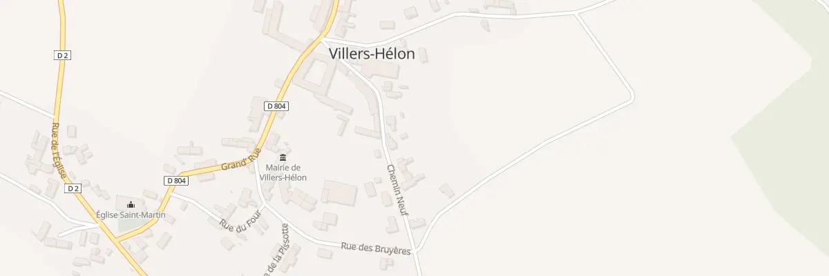 Plan du 7 Che Neuf à Villers-Hélon
