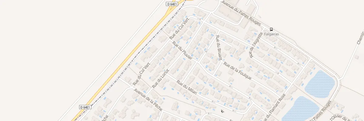 Plan du 13 Rue du Loriot à Sérignan
