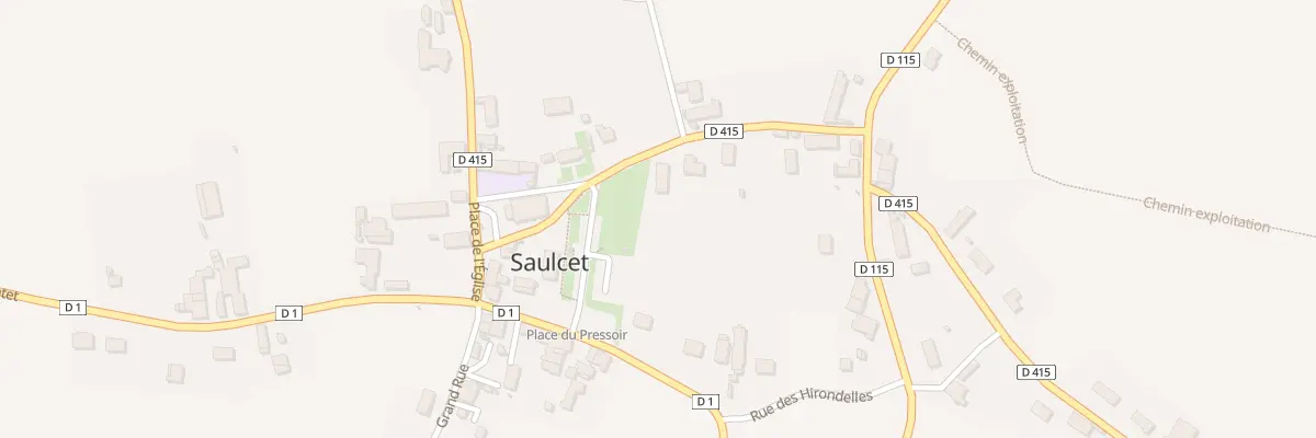 Plan du 2 Rue Saint-Julien à Saulcet