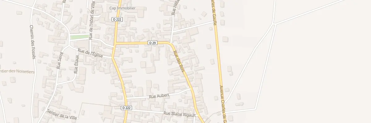 Plan du 44 Rue des Bois à Sergines