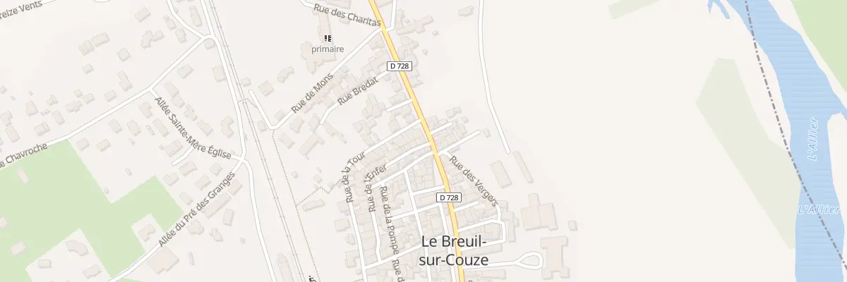 Plan du 4 Rte d’Issoire au Breuil-sur-Couze