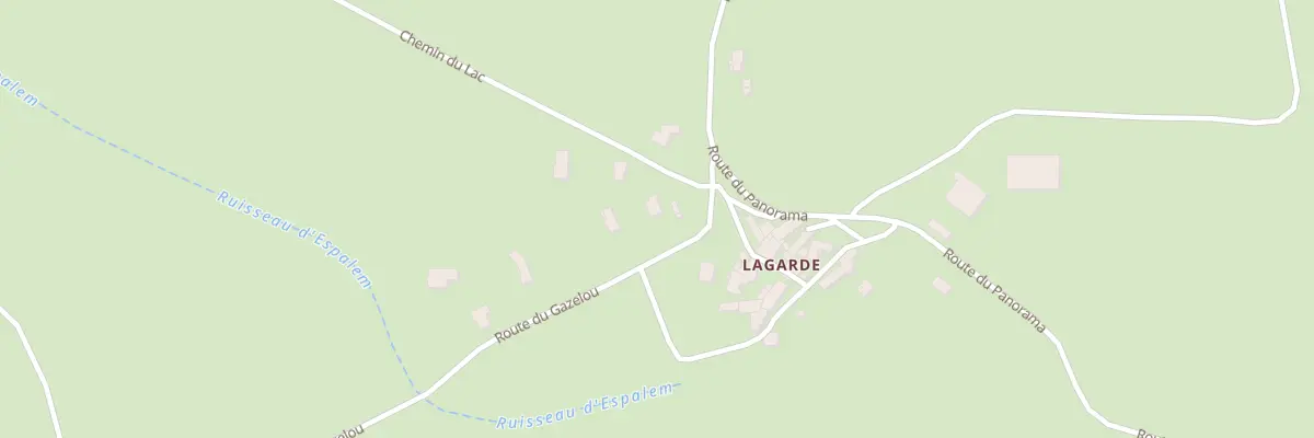 Plan du 5101 Le Gazelou à Espalem