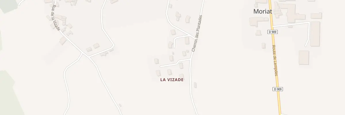 Plan du 5017 La Vizade à Moriat