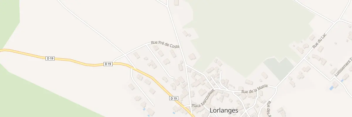 Plan du 11 Rue de la Mandine à Lorlanges