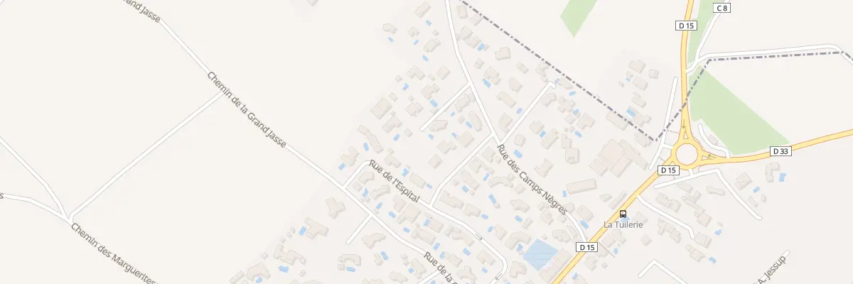 Plan du 221 Rue des Camps Nègres à Espondeilhan