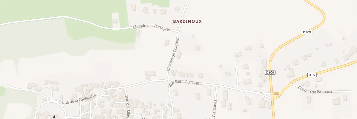 Plan du 2B Che de la Charaud à Moriat