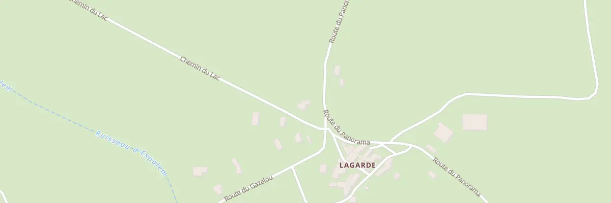 Plan du 42 Che du Lac à Espalem