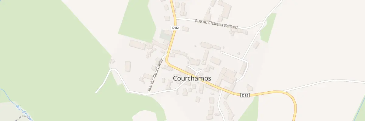 Plan du 3B Rue de la Fontaine de Pissotte à Courchamps