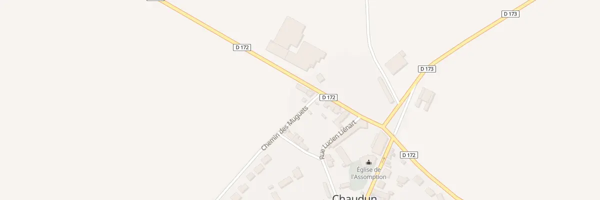 Plan du 20 Rue de l’Abbaye Notre Dame à Chaudun