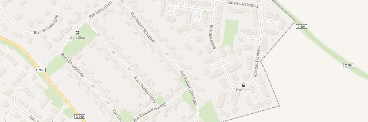 Plan du 29 Rue Robert Schuman à Cambrai