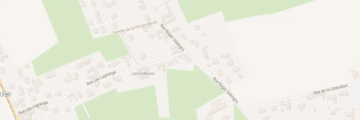 Plan du 436 Rue Roger Salengro à Bachy