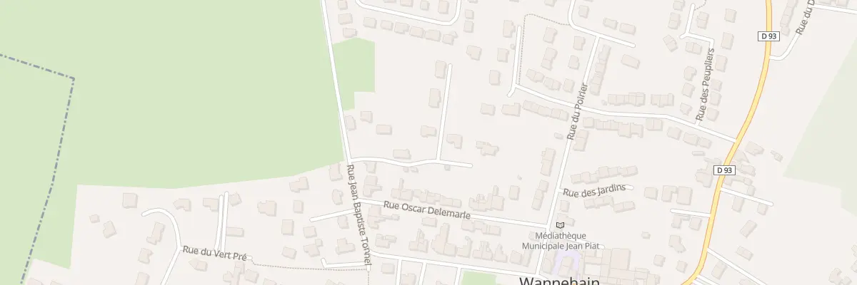 Plan du 85 Rue Jean-Baptiste Tonnel à Wannehain