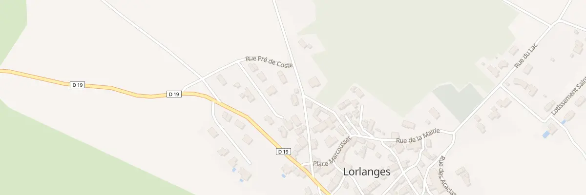 Plan du 9 Rue de la Mandine à Lorlanges