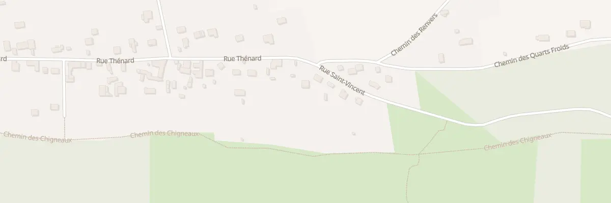 Plan du 3 Rue Thénard à Villeneuve-sur-Yonne