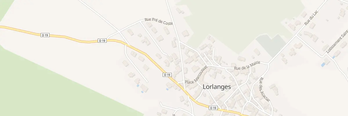 Plan du 5 Lot Plein Sud à Lorlanges