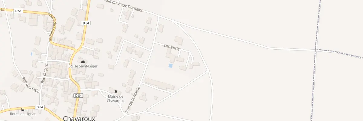 Plan du 4 Lot Lotissement Les Vorts à Chavaroux