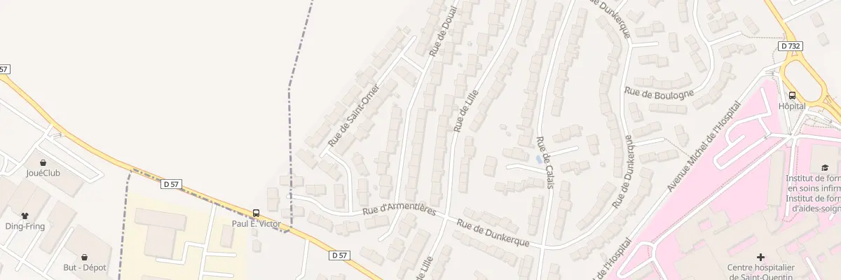 Plan du 35 Rue de Douai à Saint-Quentin