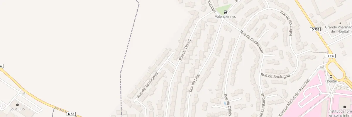 Plan du 26 Rue de Douai à Saint-Quentin