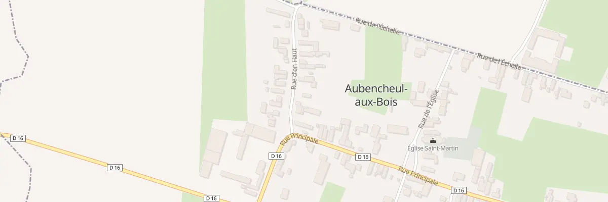 Plan du 2 Rue d’En Haut à Aubencheul-aux-Bois