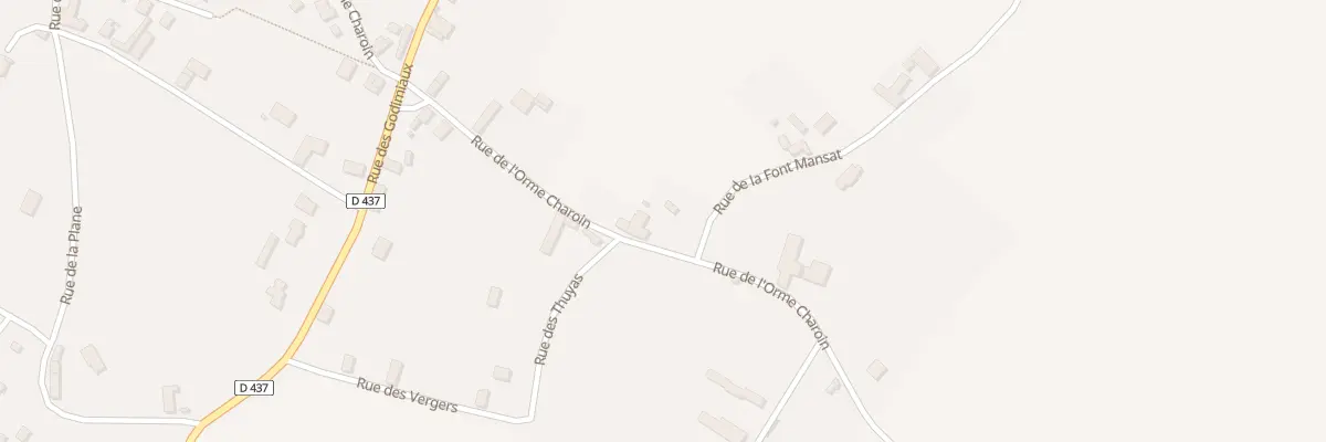 Plan du 4 Rue de l’Orme Charoin Denone à Effiat