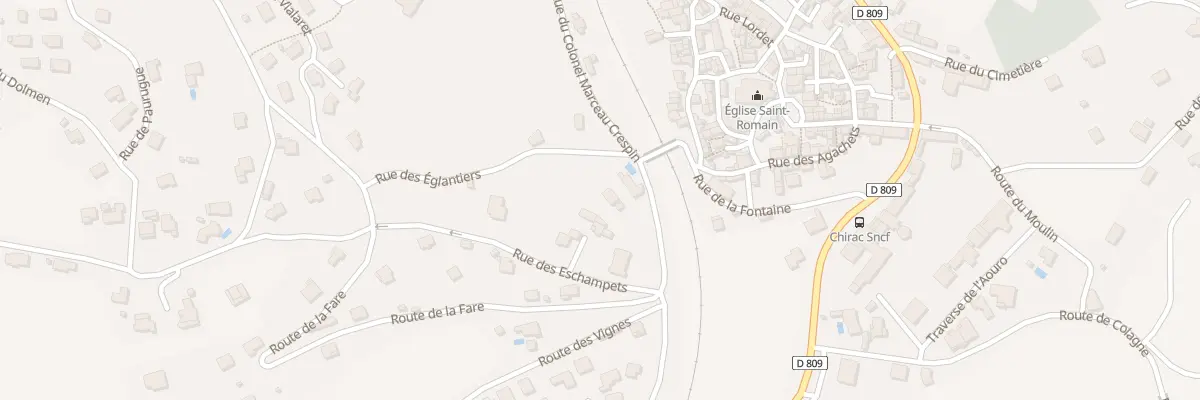 Plan du 3 Rue des Églantiers à Bourgs sur Colagne
