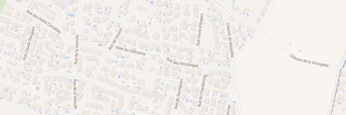 Plan du 12 Rue des Vendanges à Sauvian
