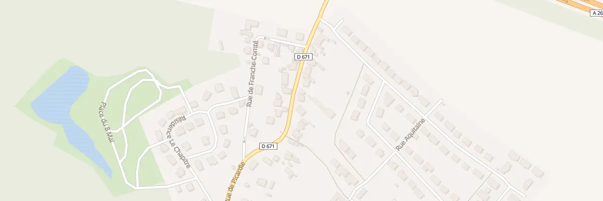 Plan du 16 Rue de Picardie à Grugies