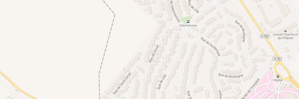Plan du 20 Rue de Douai à Saint-Quentin