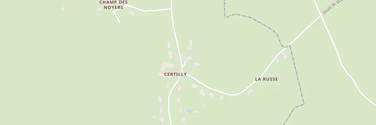 Plan du 5041 Certilly à Coulandon