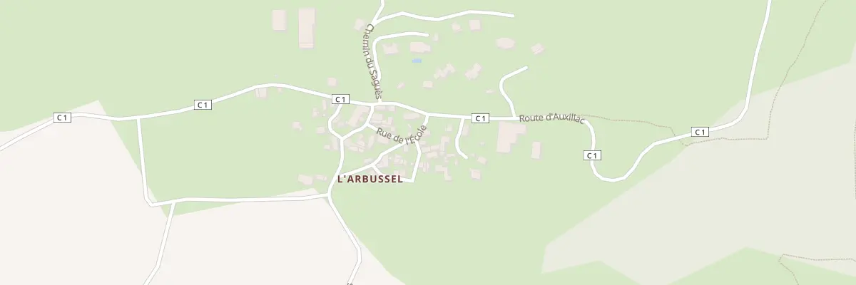 Plan du 5076B L’Arbussel aux Salelles