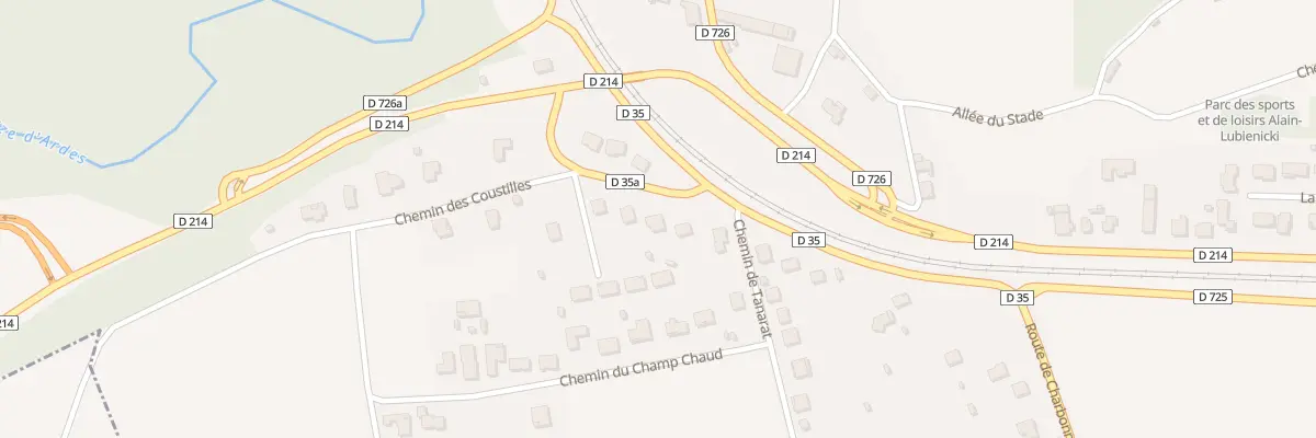 Plan du 6 Rte de Charbonnier au Breuil-sur-Couze