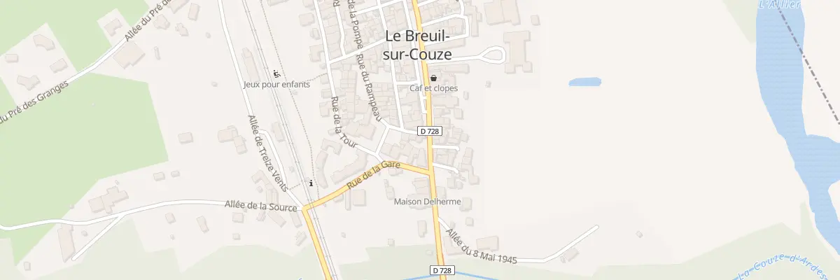 Plan du 4 Rte du Saut du Loup au Breuil-sur-Couze