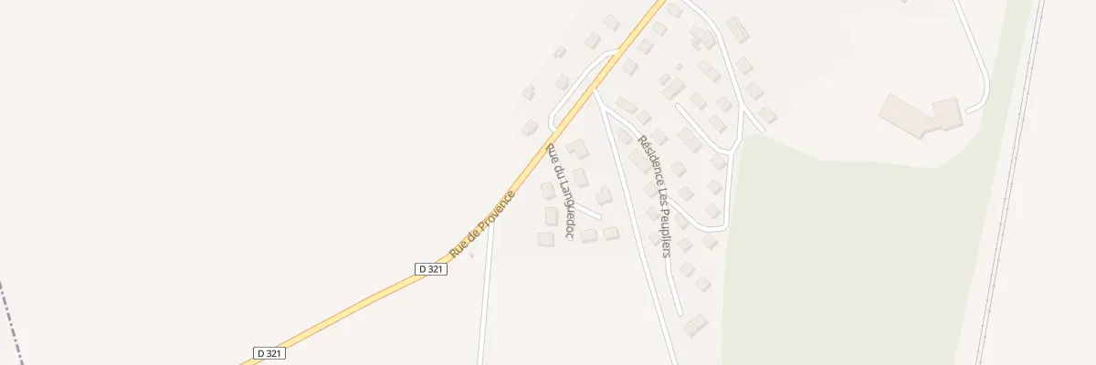 Plan du 2 Rue du Languedoc à Grugies