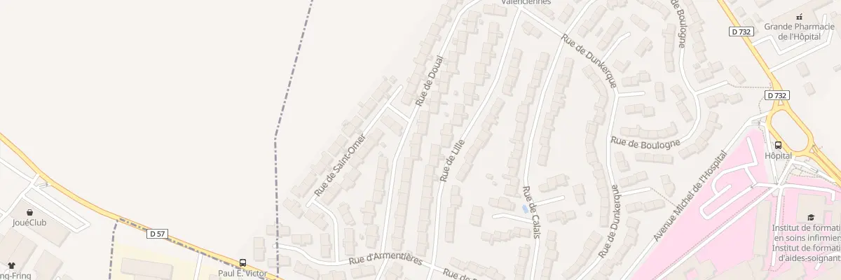 Plan du 27 Rue de Douai à Saint-Quentin