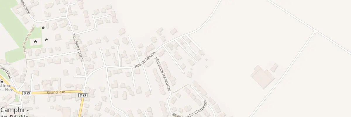 Plan du 44 Rue du Moulin à Camphin-en-Pévèle