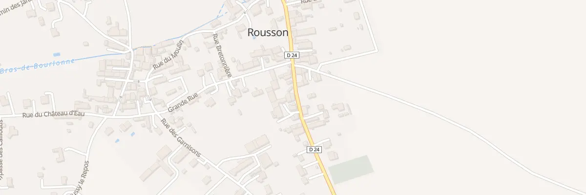 Plan du 21 Rue de Villeneuve sur Yonne à Rousson