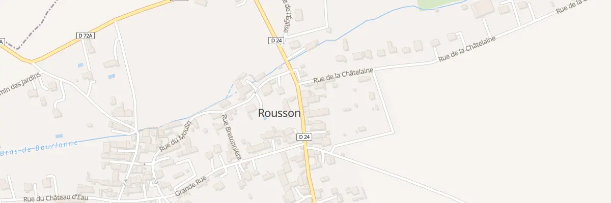 Plan du 34B Rue de Villeneuve sur Yonne à Rousson