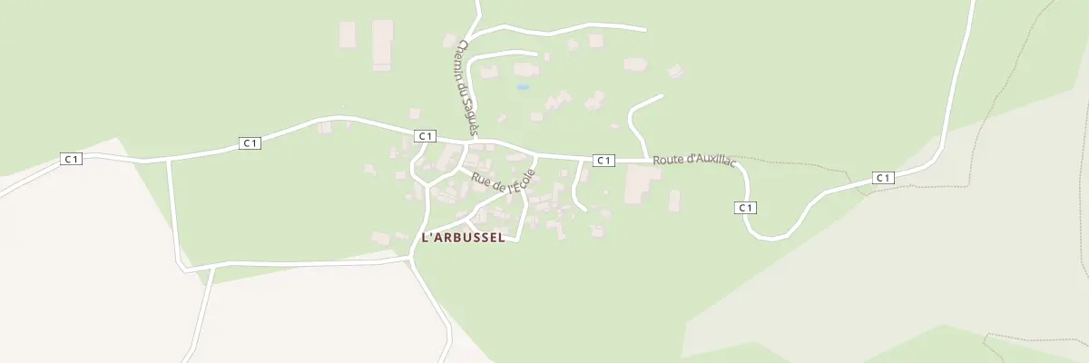 Plan du 5072 L’Arbussel aux Salelles