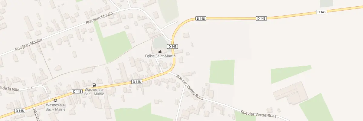 Plan du 67 Rue Jean Moulin à Wasnes-au-Bac