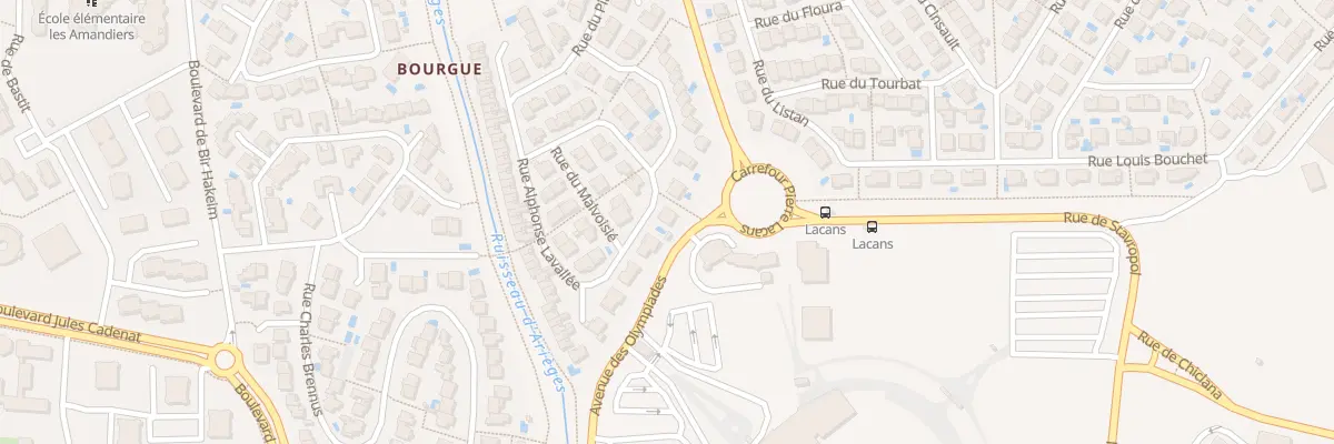 Plan du 23 Rue Alphonse Lavallée à Béziers