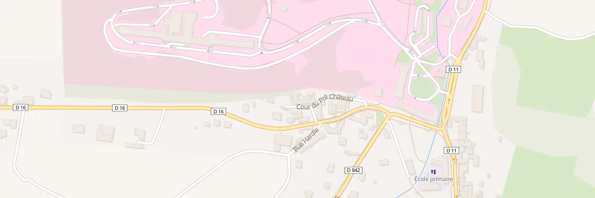 Plan du 12 Vc du Pré Château à Villiers-Saint-Denis